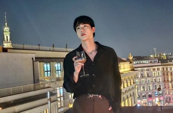 BTS's Jin, stunning visuals at the Gucci show after-party 