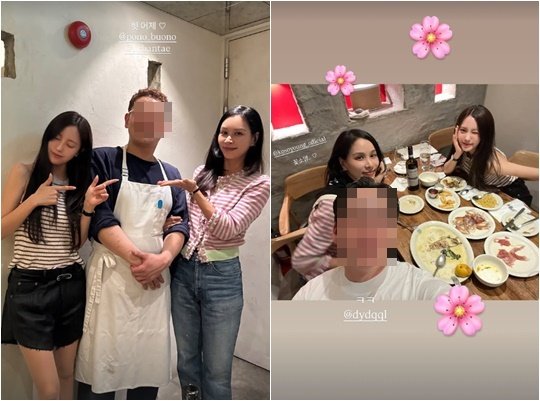 &apos;신혼&apos; 효민, 고소영 언니와 함께 데이트…꽃소영
