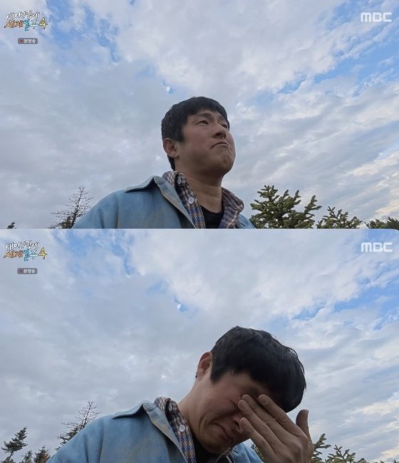&apos;태계일주4&apos; 기안84, 첫방부터 눈물 폭발…함께해준 멤버들 고마워