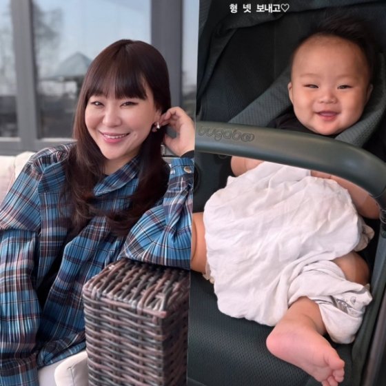 형 넷 보내고 정주리 다섯째 아들♥ 해맑네…엄마미소 제대로