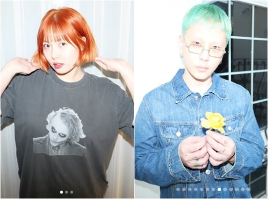 &apos;용준형♥&apos; 현아, 1년째 문신 지우더니…결혼 7개월 만에 부부 동반 &apos;변신&apos;