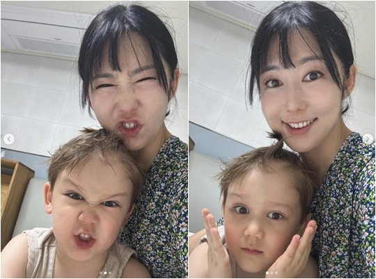 &apos;비혼모&apos; 사유리, 유전자는 못 속이네…붕어빵 아들 젠♥