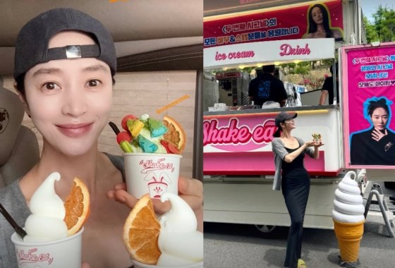 김혜수, &apos;시그널2&apos; 촬영장서 비현실적 몸매…류승룡 응원에 화답
