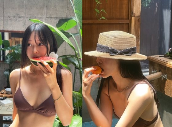 &apos;박성광♥&apos; 이솔이, 다시금 꺼내든 비키니 보니…달라진 비주얼