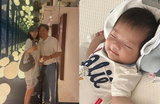 이규혁♥손담비 딸, 생후 2개월인데…벌써 완성형 미모 100일 준비