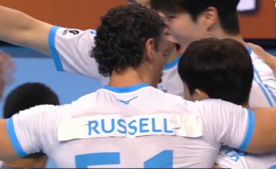 대한항공 러셀, 남자부 2라운드 MVP 선정으로 압도적인 존재감 과시