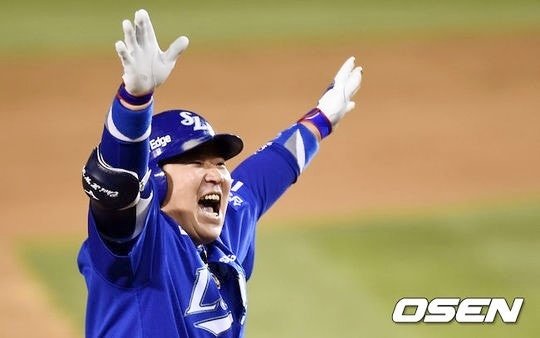 삼성 라이온즈 시절의 최형우