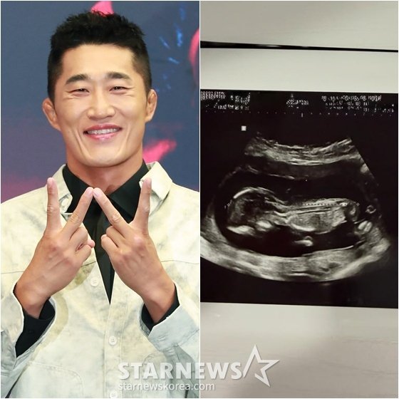 김동현과 가족사진