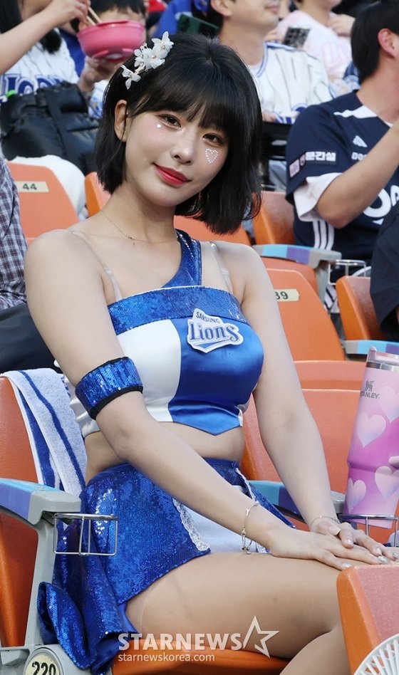 천소윤 삼성 라이온즈 치어리더 5월 현장 모습