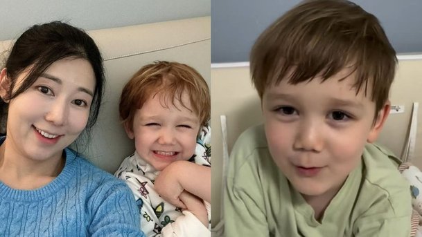 사유리, 6살 아들 5개국어 한다더니…외국어로 노래까지 [RE:스타]