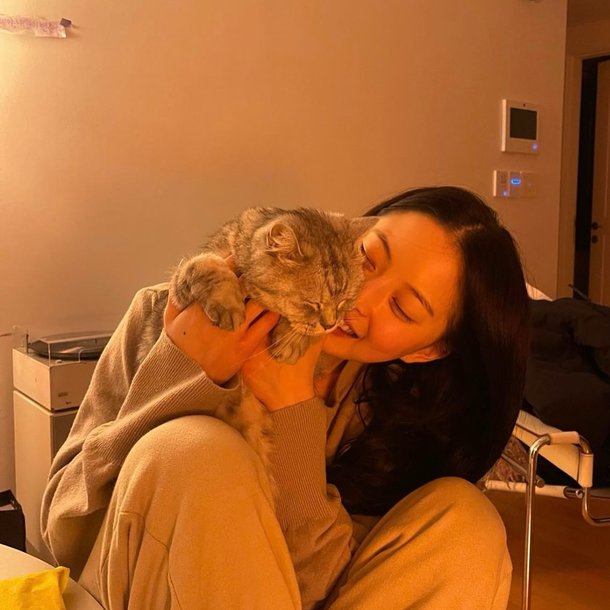 고양이 품은 따스한 미소…임보라, 편안한 일상→진심 어린 애정