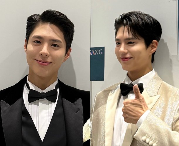 박보검, &apos;백상&apos; 빈손에도 미소…보내주신 ♥ 품고 항해합니다