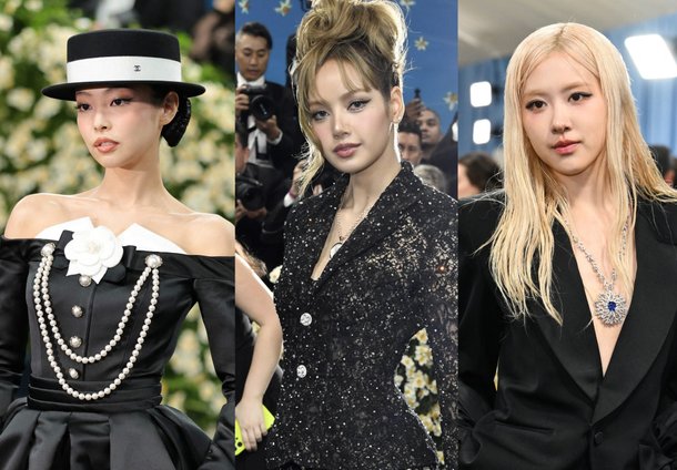 또 지수만 없네…&apos;월클&apos; 제니·리사·로제, 美 &apos;코첼라&apos; 이어 &apos;멧 갈라&apos;서 만났다 [엑&apos;s 이슈]