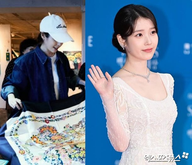 아이유, 제주 할망들에게 &apos;에르메스&apos; 선물…&apos;폭싹&apos; 전시회 의리→美친 센스 [엑&apos;s 이슈]