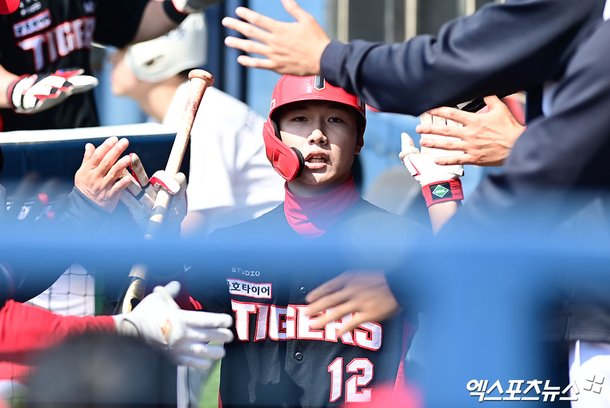 잠실 시범경기에서 홈런을 기록한 KIA 정현창 관련 보도 이미지