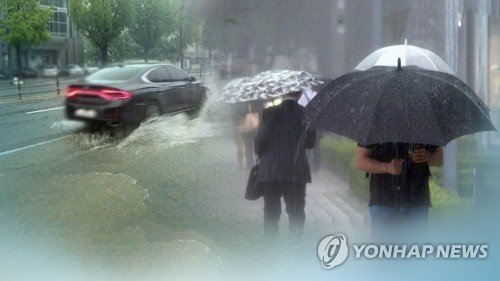 광주·전남, 시간당 최대 50㎜ 폭우…침수 피해 잇따라