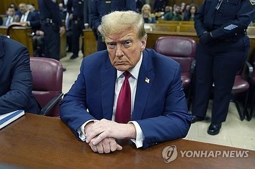 [2보] 美법원, 트럼프 입막음돈 사건 유죄 확인…실제 처벌은 안해