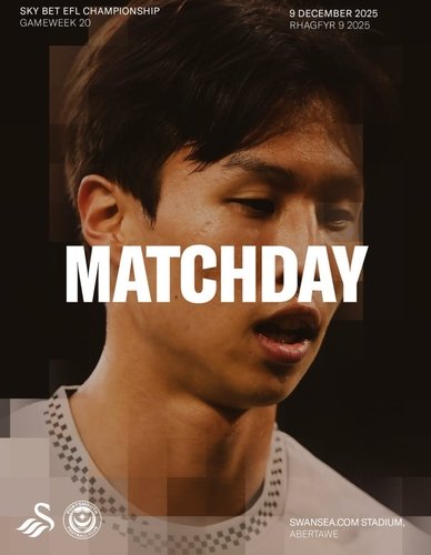 스완지 시티와 포츠머스의 경기 장면