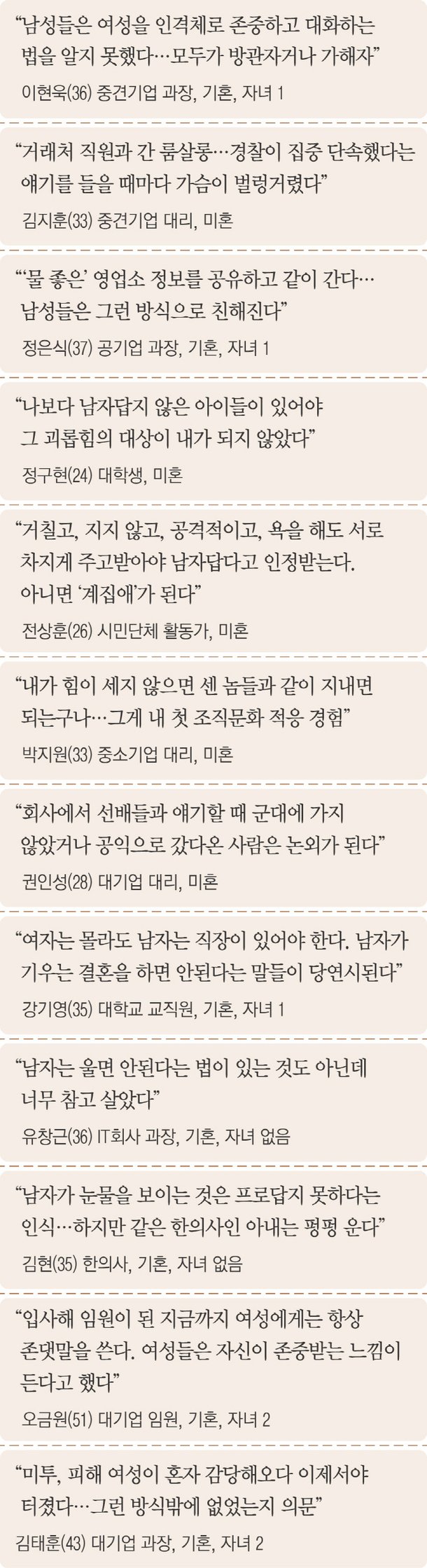 미투의 혁명, 혁명의 미투](2)남성의 탄생 - 10대 땐 여학생을 성적 대상화…성인 돼선 룸살롱 문화 : 네이트 뉴스