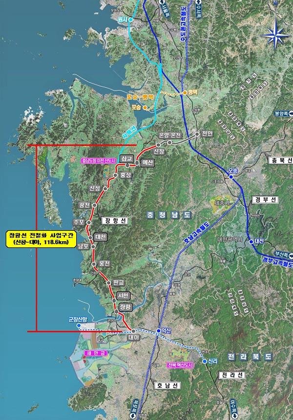 HJ중공업, 1300억 규모 '장항선 개량 2단계 2공구 공사' 수주 : 네이트 뉴스