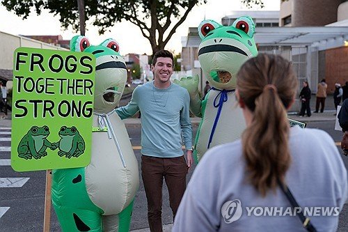 Protests Inflatable Costumes : 네이트 뉴스