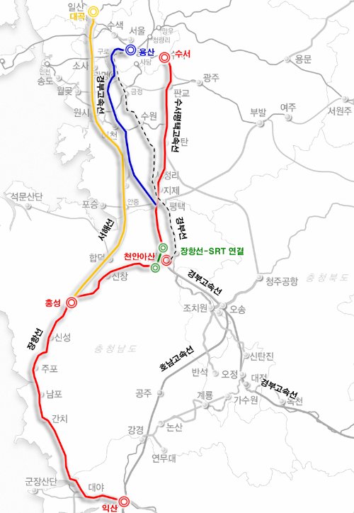 장항선 KTX·SRT 시대…홍성-수서·용산 1시간 : 네이트 뉴스