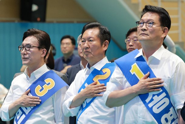 金은 15, 鄭은 5…호남경선 D-1 승리의 '매직넘버'는 : 네이트 뉴스