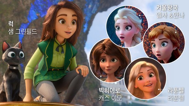 '럭'과 자매처럼 닮았네…픽사·디즈니 소녀들 : 네이트 뉴스