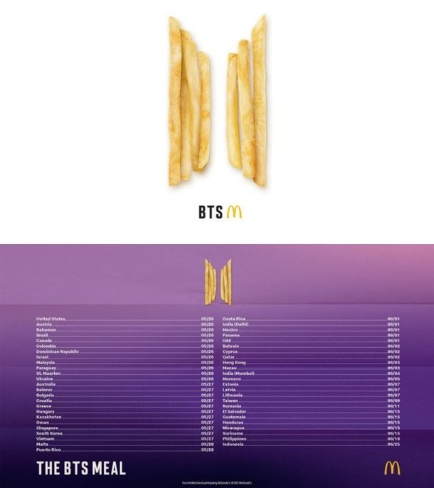 맥도날드, BTS 세트 메뉴 출시 '6개 대륙 49개국서 판매' : 네이트 뉴스 맥도날드, Bts 세트 메뉴 출시 '6개 대륙 49개국서 판매' : 네이트 뉴스