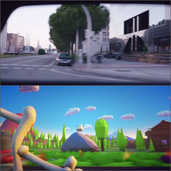 자율주행 실내서 뭐 할까…고래와 함께 수영 VR 각광 : 네이트 뉴스