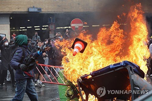 BELGIUM PROTEST REFORMS : 네이트 뉴스
