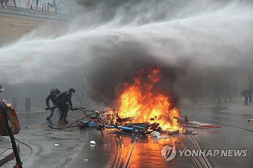BELGIUM PROTEST REFORMS : 네이트 뉴스