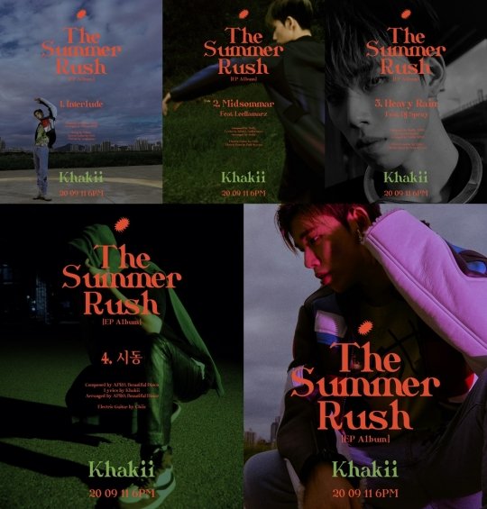 '8개월만 컴백' 카키, 11일 새 EP 'THE SUMMER RUSH' 발매 : 네이트 연예