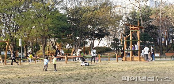 과천시 중앙공원 짚라인 설치…어린이 '환호' : 네이트 뉴스