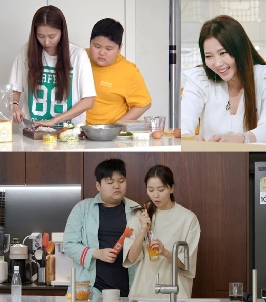 '편스토랑' 오윤아, 고등학생 된 아들 민이 근황…
