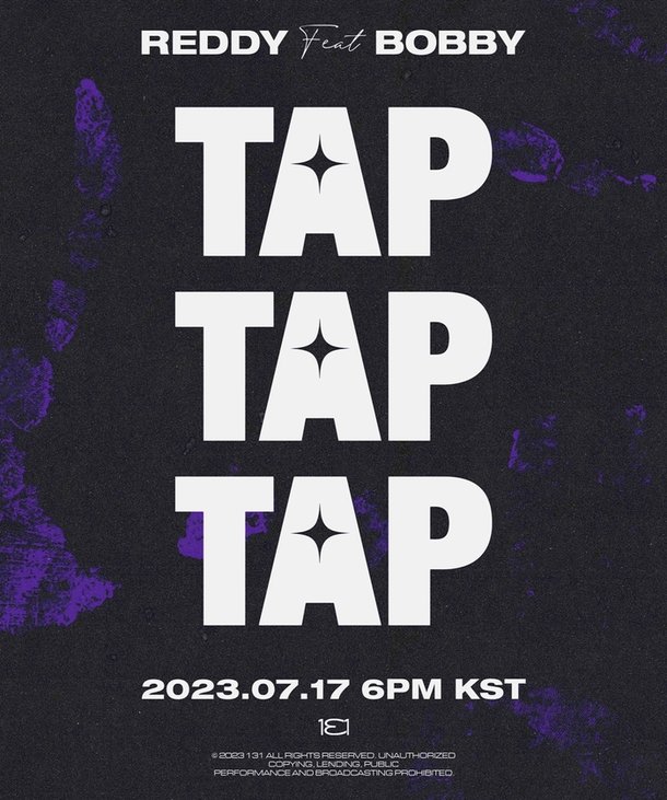 레디(Reddy), 바비(BOBBY)와 깜짝 컬래버···17일 새 노래 'Tap Tap Tap' 발매 : 네이트 연예