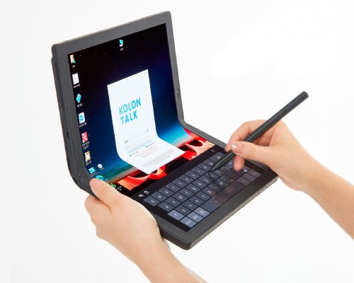 Kolon Industries' transparent film applied to world's first foldable ...