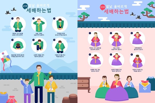 매년 헷갈리는 세배하는 법…성별에 따라 방법도 다르다? : 네이트 뉴스