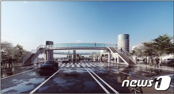 춘천시, 소양2교 앞 호반 사거리 일대 회전교차로 인도교 설치 : 네이트 뉴스