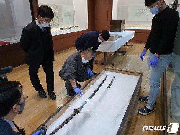 임진왜란 때 한산도서 만든 이순신 장검 '국보' 승격되나 : 네이트 뉴스