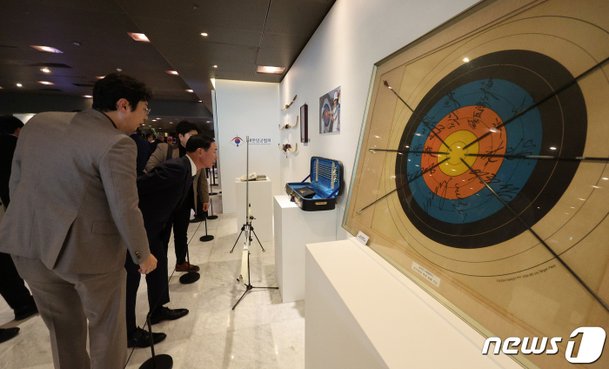 서울올림픽에서 사용된 과녁 : 네이트 스포츠