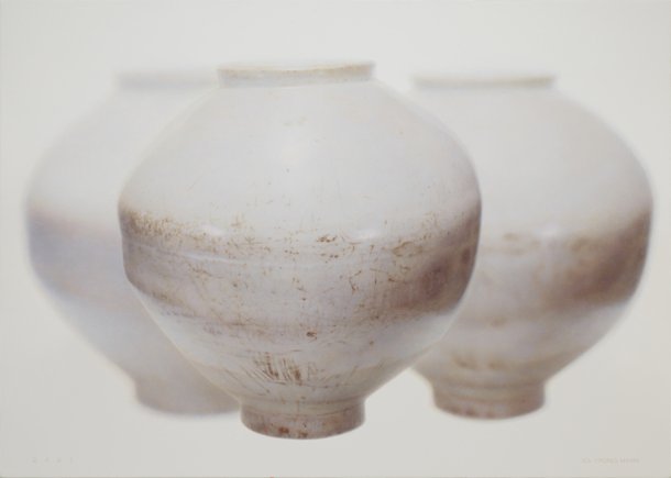 붓으로 빚은 달항아리, 고영훈의 '관조:Contemption' 15일 개최 | 네이트 연예