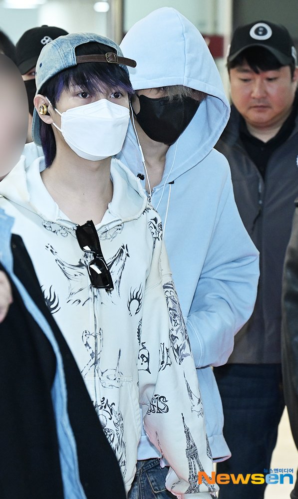 NCT드림 런쥔-지성, 개성 넘치는 입국 [포토엔HD] : 네이트 연예