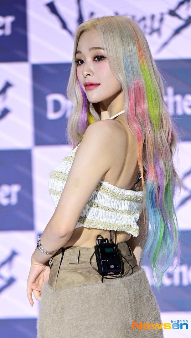 드림캐쳐 가현, 화려한 헤어 컬러[포토엔HD] : 네이트 연예
