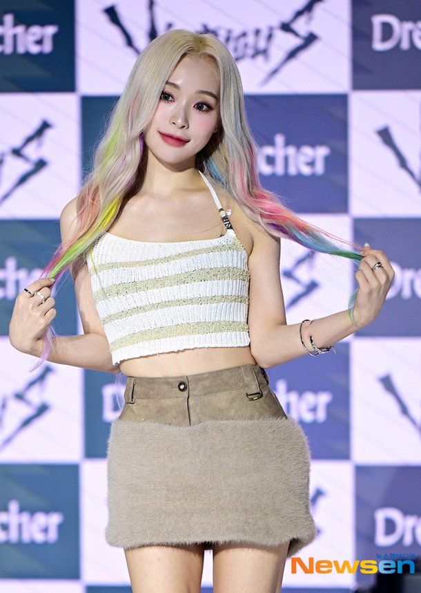 드림캐쳐 가현, 화려한 헤어 컬러[포토엔HD] : 네이트 연예