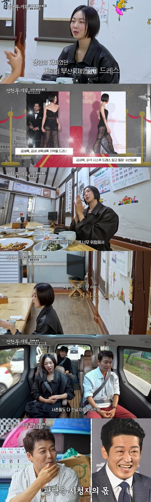 금새록, 부국제 파격 시스루 드레스 비화 