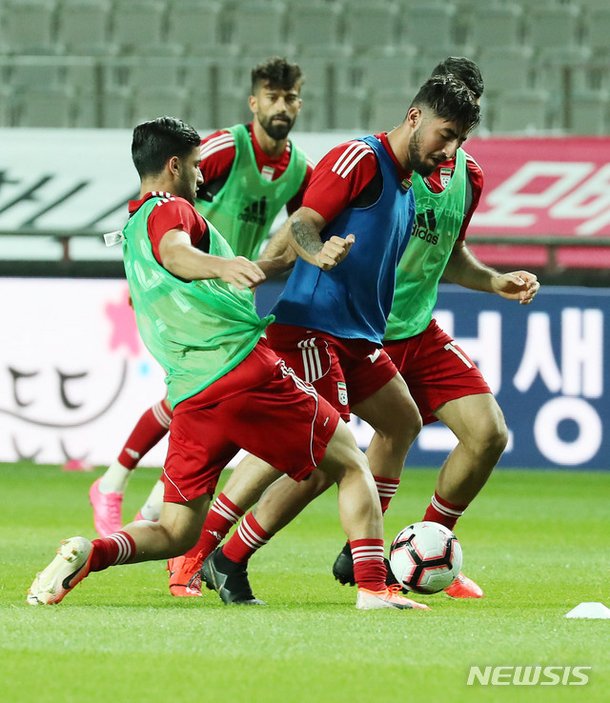 한국전 준비하는 이란 축구 국가대표팀 : 네이트 스포츠