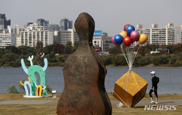 'K-Sculpture 한강 '흥' 프로젝트' 야외 조각 작품 : 네이트 뉴스