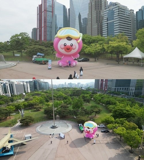 '문어의 꿈' 캐릭터 '꾸몽', 오늘(3일) 서울에 깜짝 등장 : 네이트 연예