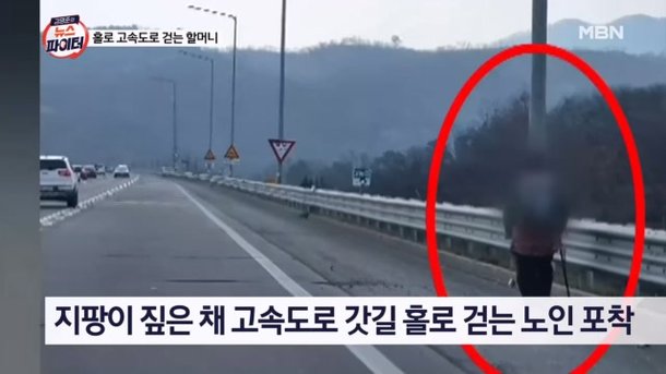 목적지까지 49km…고속도로 갓길 걸어간 할머니에게 무슨 사연이? - 김명준의 뉴스파이터 : 네이트 뉴스